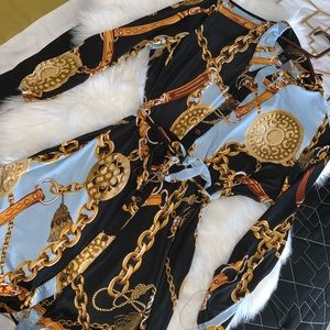 Baroque button up dress❌ SOLD